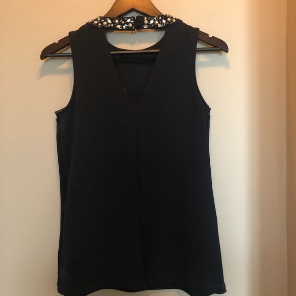 Embellished Navy Blue Top - Picture 3 of 3